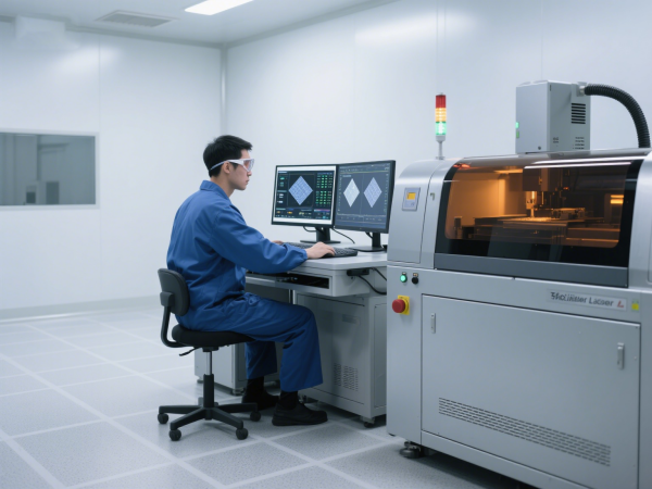 硅片飞秒激光微孔加工 (4)