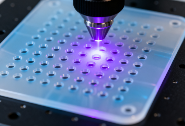 TPU材料紫外飞秒激光微孔加工 (8)