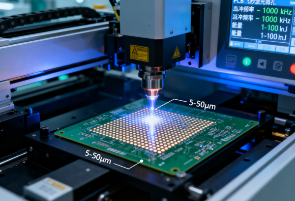 PCB飞秒激光微孔加工 (7)