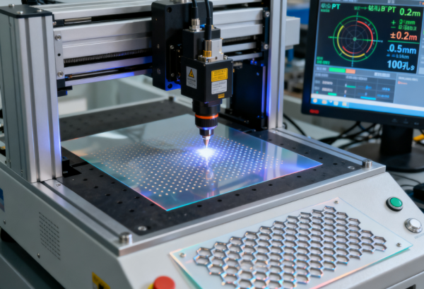 pet材料飞秒激光微孔加工 (7)